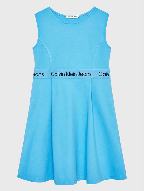 Calvin Klein Jeans Calvin Klein Jeans Ежедневна рокля Logo Tape IG0IG01960 Син Regular Fit