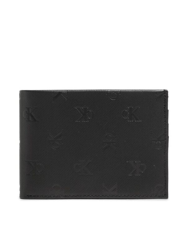 Calvin Klein Jeans Calvin Klein Jeans Голям мъжки портфейл Monogram Soft Bifold Xl Aop K50K510137 Черен