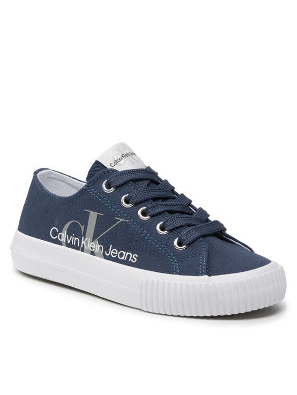 Calvin Klein Jeans Calvin Klein Jeans Гуменки Low Cut Lace-Up Sneaker V3X9-80125-0890 M Тъмносин