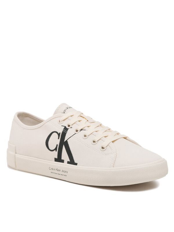 Calvin Klein Jeans Calvin Klein Jeans Гуменки Vulc Low Oversized Brand YM0YM00687 Екрю