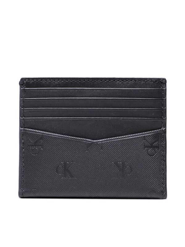 Calvin Klein Jeans Calvin Klein Jeans Калъф за кредитни карти Monogram Soft Cardcase 10Cc Aop K50K510434 Черен