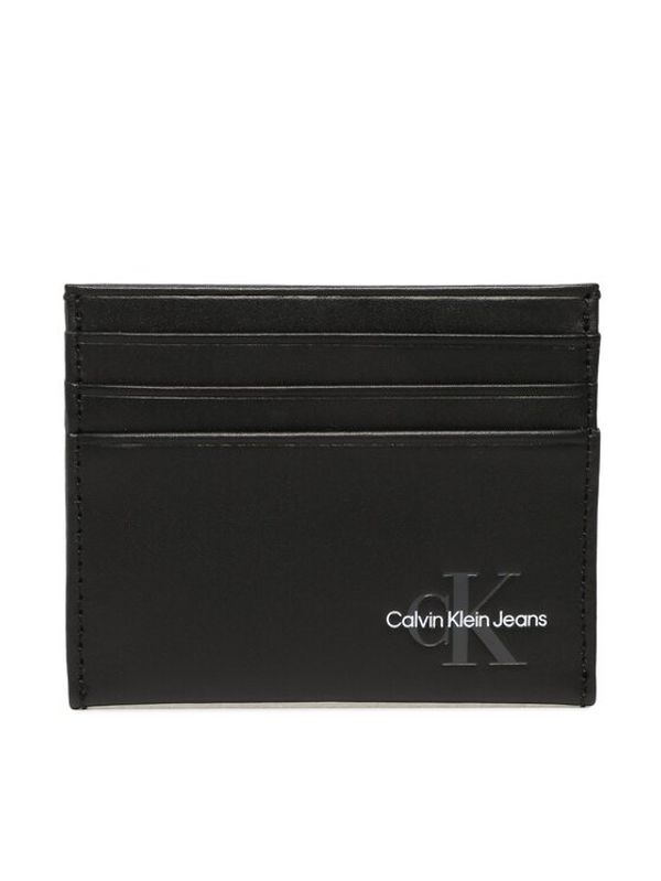 Calvin Klein Jeans Calvin Klein Jeans Калъф за кредитни карти Monogram Soft Cardholder 6Cc K50K510149 Черен