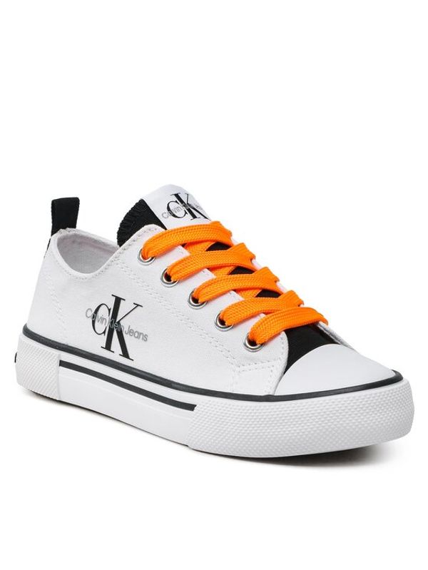 Calvin Klein Jeans Calvin Klein Jeans Кецове Low Cut Lace-Up V3X9-80567-089 M Бял