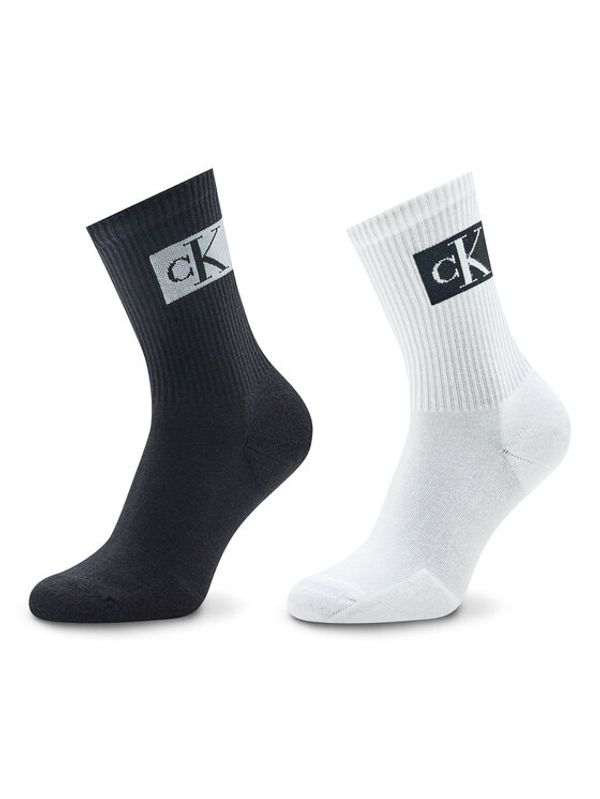 Calvin Klein Jeans Calvin Klein Jeans Комплект 2 чифта дълги чорапи дамски 701222880 Бял