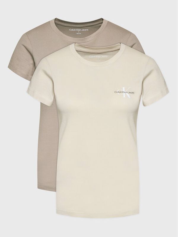 Calvin Klein Jeans Calvin Klein Jeans Комплект 2 тишъртки J20J219734 Цветен Slim Fit