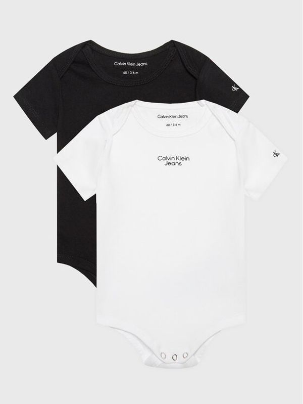 Calvin Klein Jeans Calvin Klein Jeans Комплект от 2 броя детски бодита IN0IN00015 Цветен Regular Fit