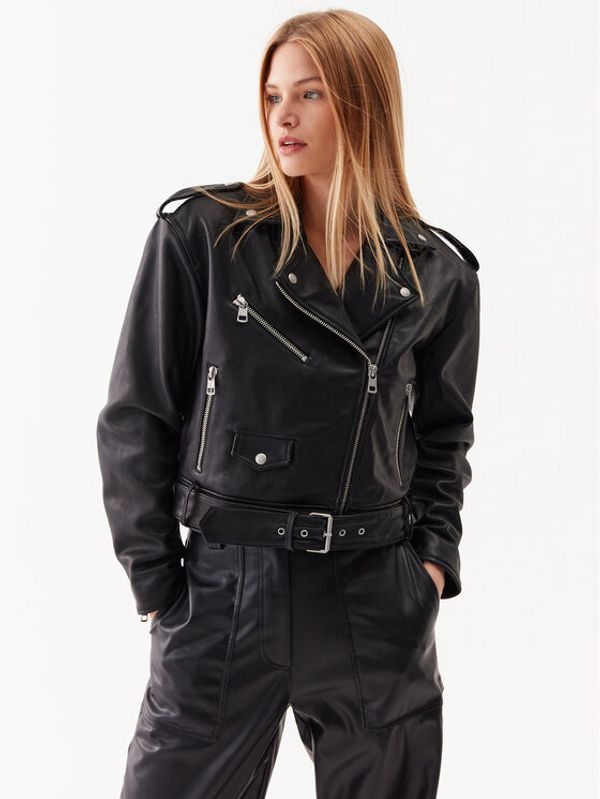 Calvin Klein Jeans Calvin Klein Jeans Кожено яке J20J221387 Черен Regular Fit