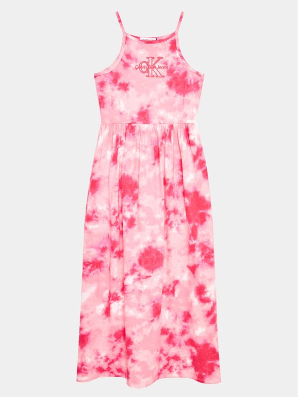 Calvin Klein Jeans Calvin Klein Jeans Лятна рокля IG0IG02016 Розов Regular Fit