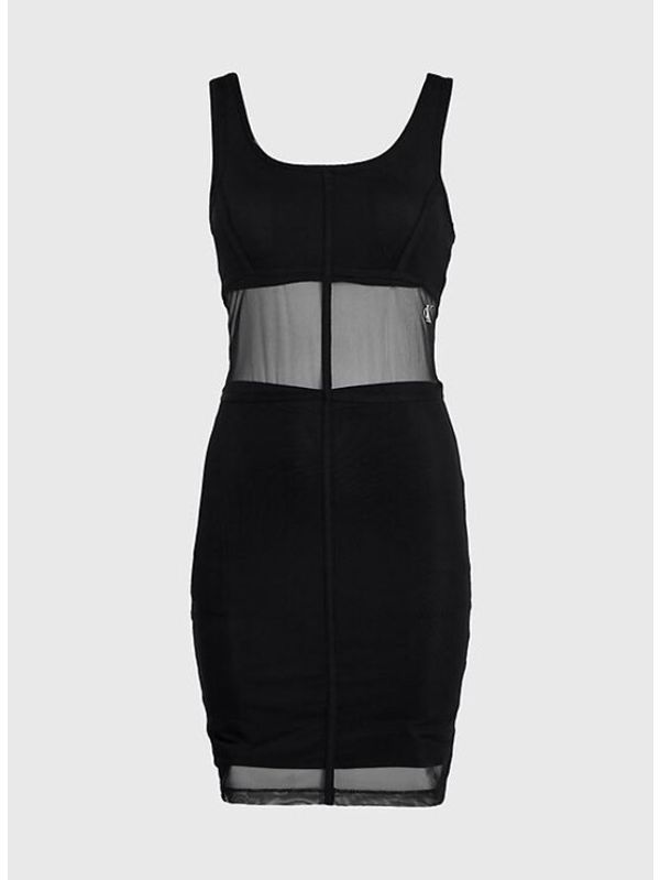 Calvin Klein Jeans Calvin Klein Jeans Лятна рокля WJ221463 Черен Slim Fit