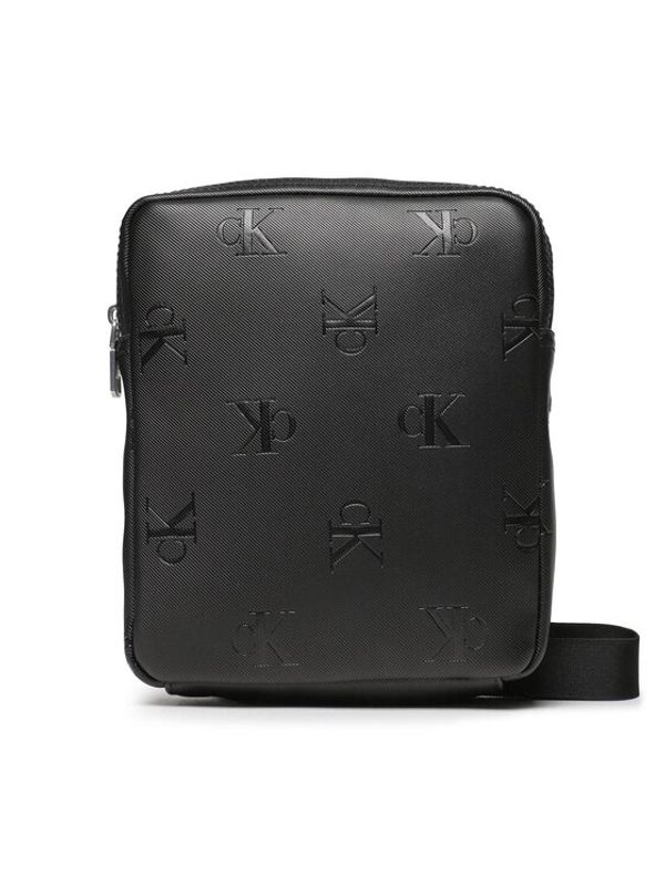 Calvin Klein Jeans Calvin Klein Jeans Мъжка чантичка Monogram Soft Reporter18 Aop K50K510693 Черен