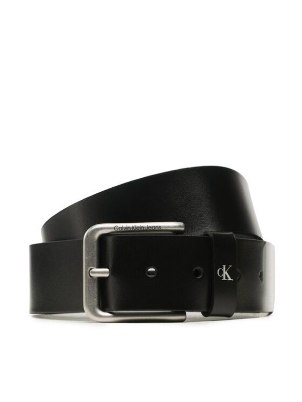 Calvin Klein Jeans Calvin Klein Jeans Мъжки колан Classic Round Lthr Belt 40Mm K50K510785 Черен