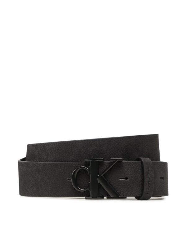 Calvin Klein Jeans Calvin Klein Jeans Мъжки колан Mono Round Plauqe Lthr Belt 35 K50K510783 Черен