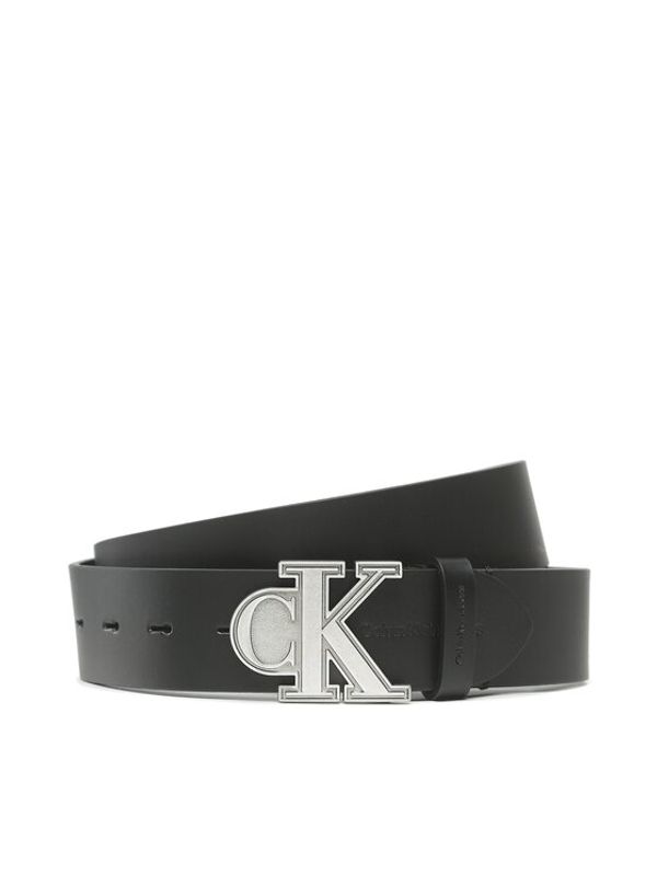 Calvin Klein Jeans Calvin Klein Jeans Мъжки колан Monogram Lthr Belt 40mm K50K510468 Черен