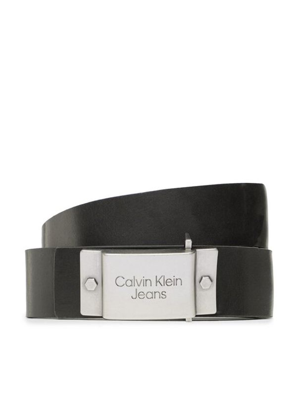 Calvin Klein Jeans Calvin Klein Jeans Мъжки колан Plaque Lthr Belt 40mm K50K510474 Черен