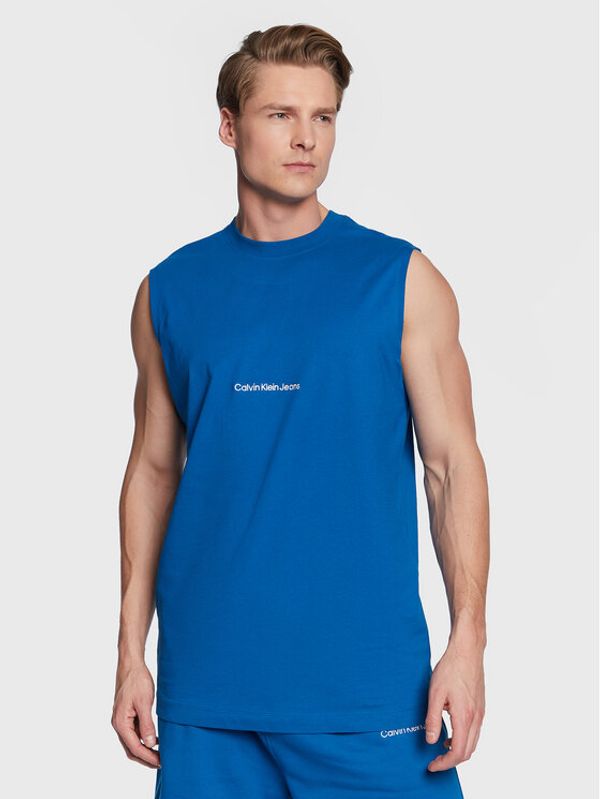 Calvin Klein Jeans Calvin Klein Jeans Мъжки топ J30J323146 Син Regular Fit