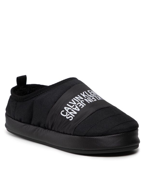 Calvin Klein Jeans Calvin Klein Jeans Пантофи Home Shoe Slipper W Warm Linning YM0YM00242 Черен
