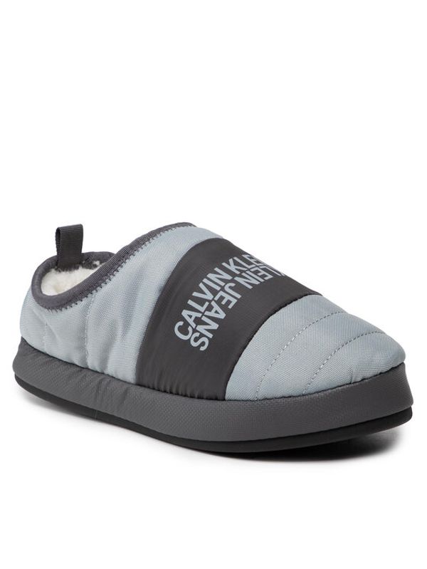 Calvin Klein Jeans Calvin Klein Jeans Пантофи Home Shoe Slipper W Warm Linning YM0YM00242 Сив