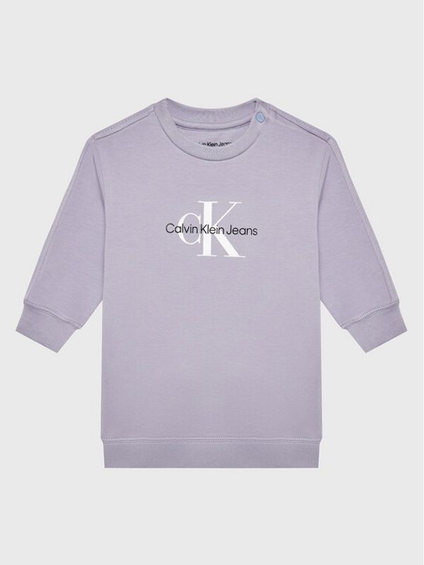 Calvin Klein Jeans Calvin Klein Jeans Плетена рокля IN0IN00041 Виолетов Regular Fit