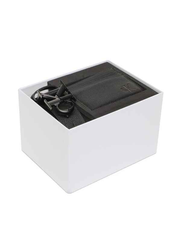 Calvin Klein Jeans Calvin Klein Jeans Подаръчен комплект Mono Buckle + Cardholder 6Cc K50K510163 Черен
