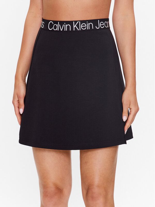 Calvin Klein Jeans Calvin Klein Jeans Пола тип трапец J20J221434 Черен Regular Fit