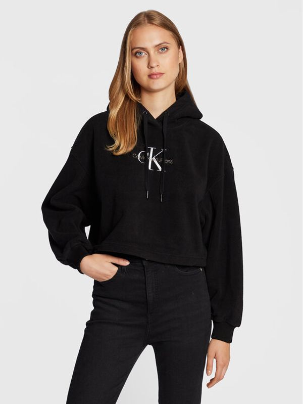 Calvin Klein Jeans Calvin Klein Jeans Полар J20J219762 Черен Relaxed Fit