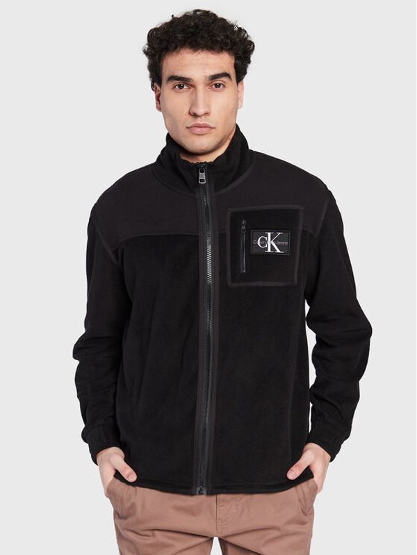 Calvin Klein Jeans Calvin Klein Jeans Полар J30J322521 Черен Regular Fit