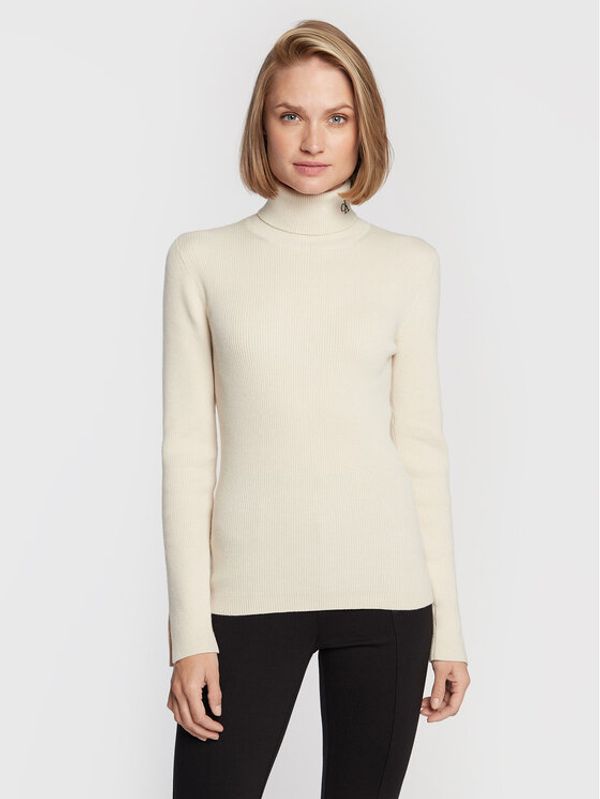 Calvin Klein Jeans Calvin Klein Jeans Поло J20J219779 Бежов Slim Fit