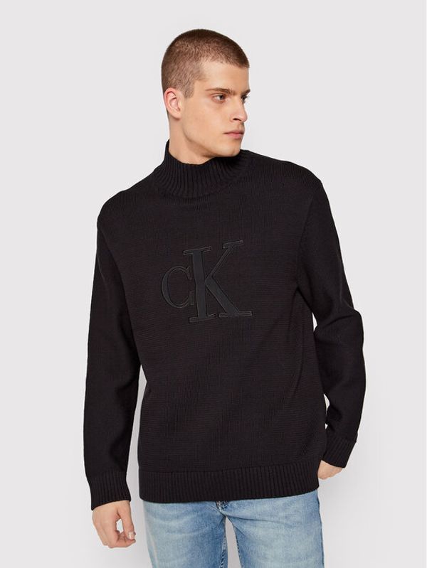 Calvin Klein Jeans Calvin Klein Jeans Поло J30J318619 Черен Regular Fit
