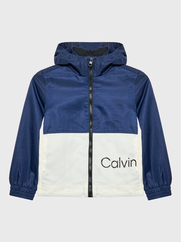 Calvin Klein Jeans Calvin Klein Jeans Преходно яке Block IB0IB01269 Бял Regular Fit