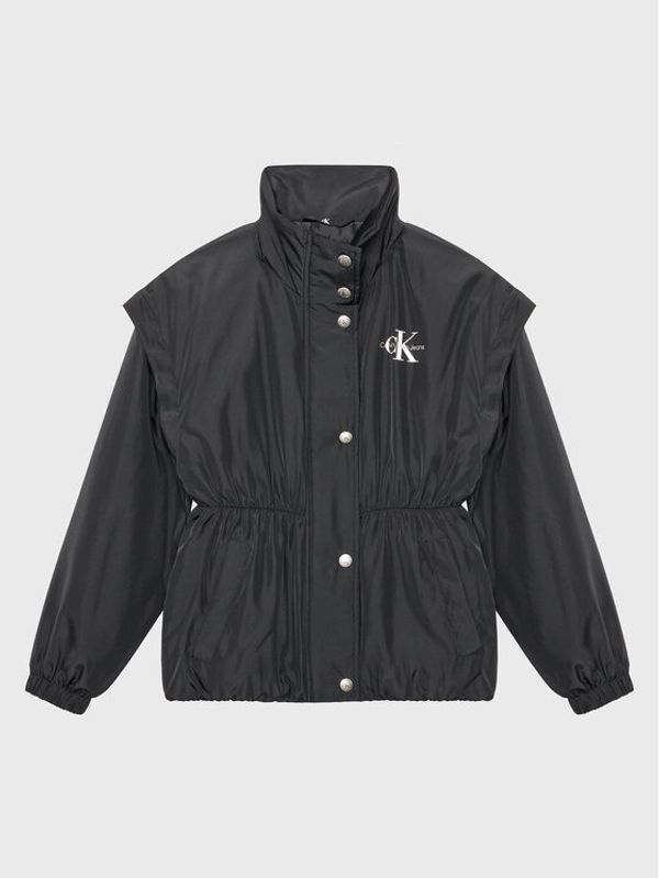 Calvin Klein Jeans Calvin Klein Jeans Преходно яке IG0IG01923 Черен Relaxed Fit