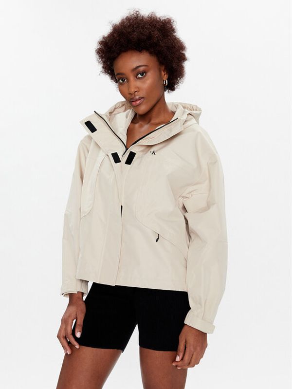 Calvin Klein Jeans Calvin Klein Jeans Преходно яке J20J220735 Бежов Oversize