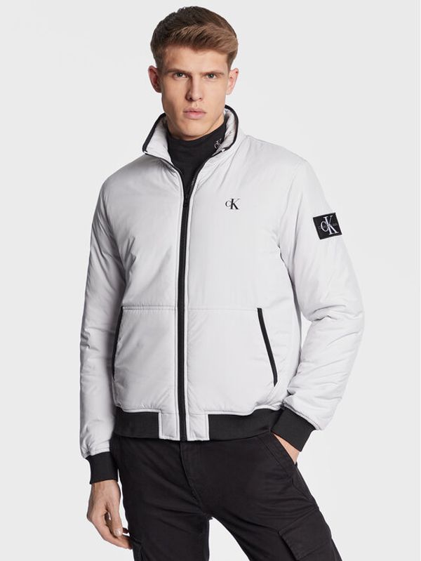 Calvin Klein Jeans Calvin Klein Jeans Преходно яке J30J322494 Сив Regular Fit