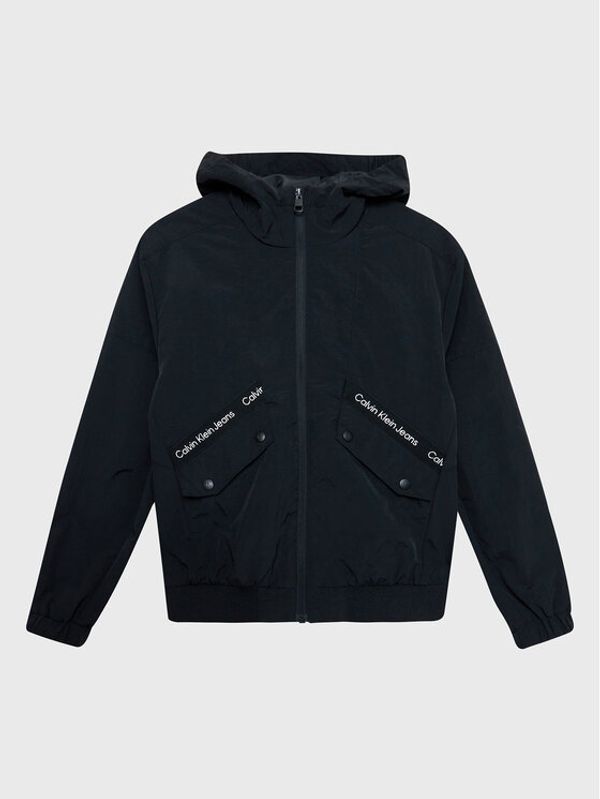 Calvin Klein Jeans Calvin Klein Jeans Преходно яке Logo Tape IB0IB01662 Черен Regular Fit