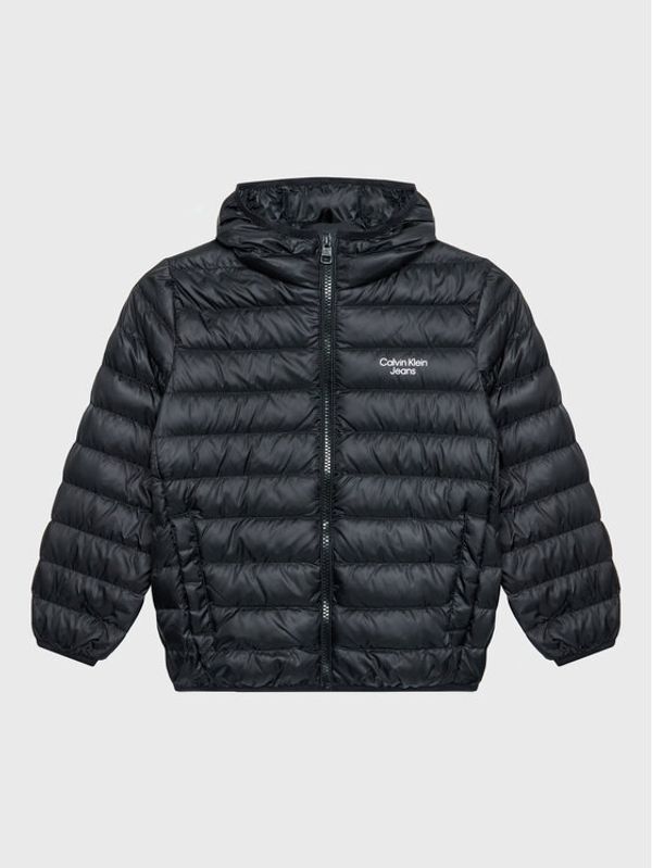 Calvin Klein Jeans Calvin Klein Jeans Пухено яке IB0IB01270 Черен Regular Fit