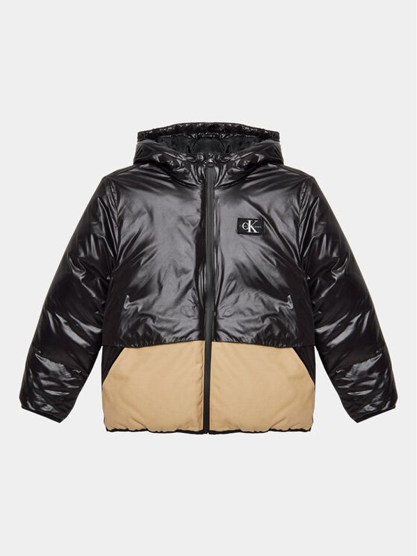 Calvin Klein Jeans Calvin Klein Jeans Пухено яке IB0IB01718 Черен Regular Fit