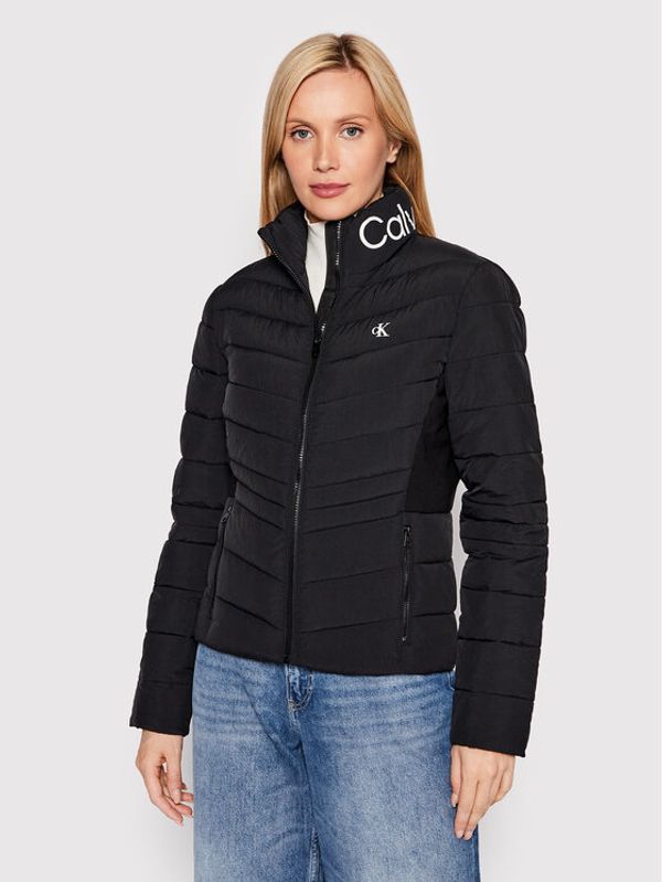 Calvin Klein Jeans Calvin Klein Jeans Пухено яке J20J219012 Черен Regular Fit