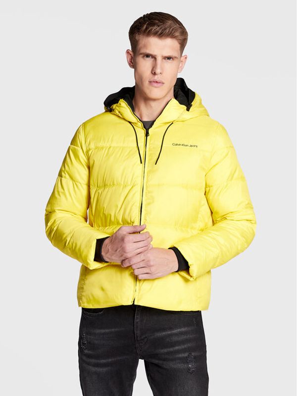 Calvin Klein Jeans Calvin Klein Jeans Пухено яке J30J320922 Жълт Regular Fit