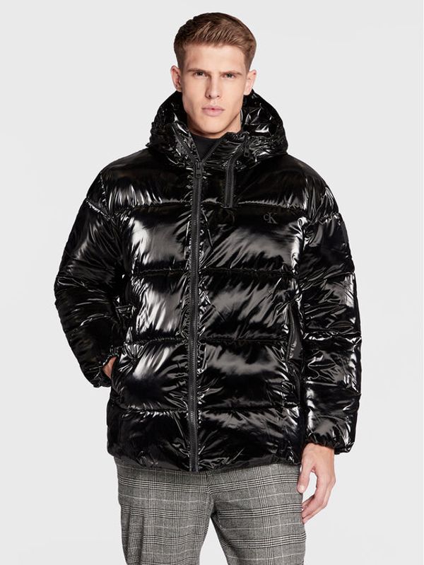 Calvin Klein Jeans Calvin Klein Jeans Пухено яке J30J321974 Черен Regular Fit