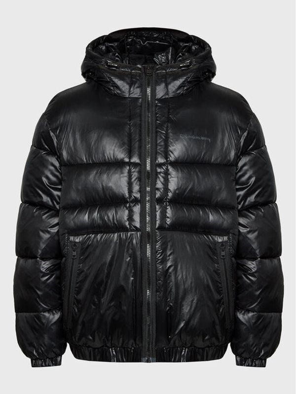 Calvin Klein Jeans Calvin Klein Jeans Пухено яке J30J321976 Черен Regular Fit