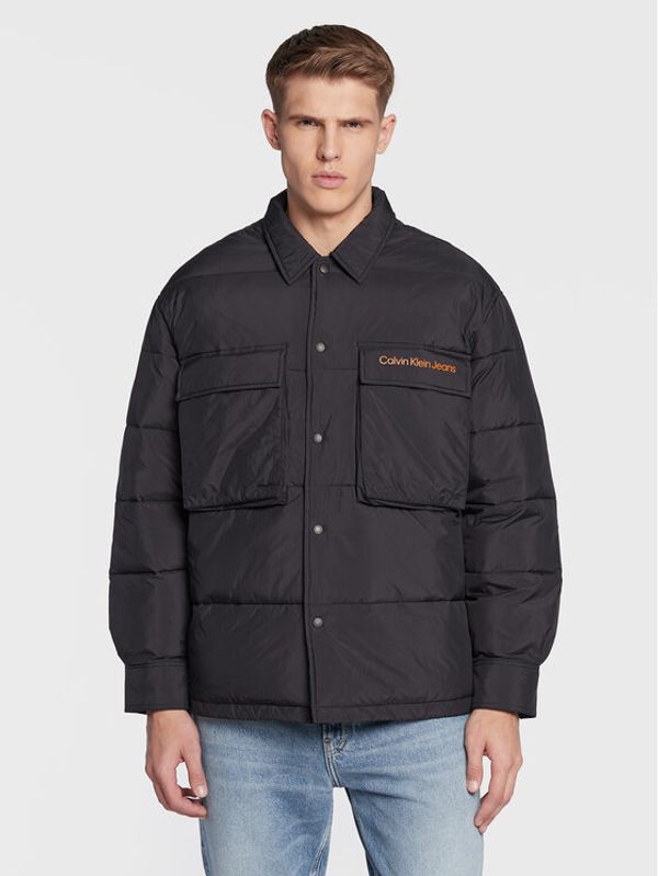Calvin Klein Jeans Calvin Klein Jeans Пухено яке J30J322218 Черен Regular Fit
