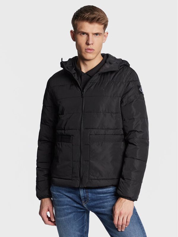 Calvin Klein Jeans Calvin Klein Jeans Пухено яке J30J322496 Черен Regular Fit