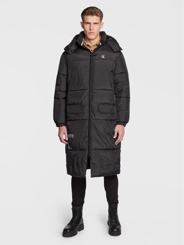 Calvin Klein Jeans Calvin Klein Jeans Пухено яке J30J322560 Черен Relaxed Fit