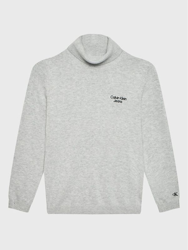 Calvin Klein Jeans Calvin Klein Jeans Пуловер IB0IB01331 Сив Regular Fit