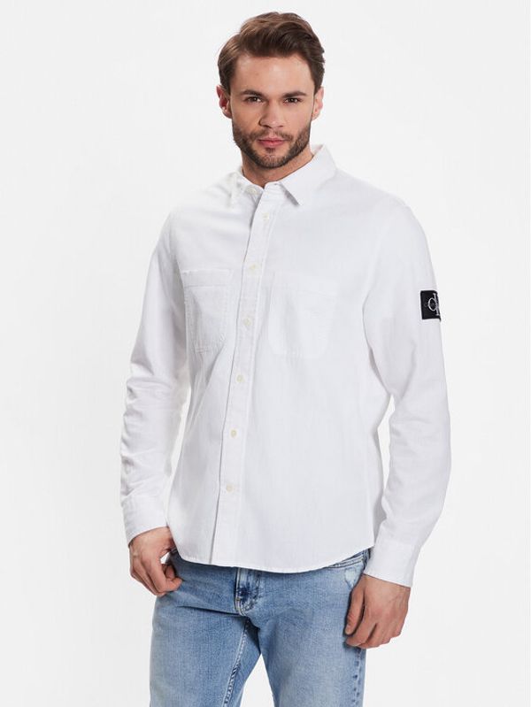 Calvin Klein Jeans Calvin Klein Jeans Риза J30J322953 Бял Regular Fit