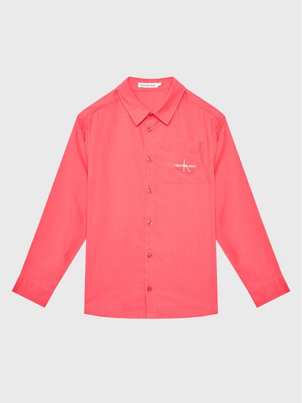 Calvin Klein Jeans Calvin Klein Jeans Риза Monogram Logo IG0IG01951 Розов Relaxed Fit
