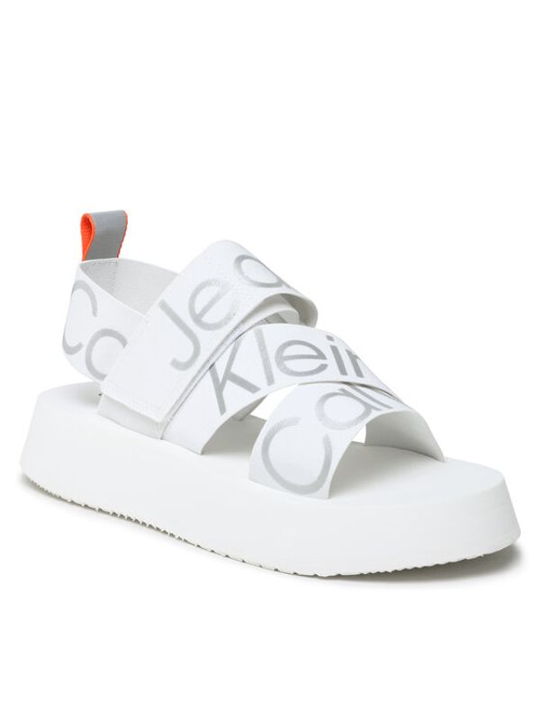 Calvin Klein Jeans Calvin Klein Jeans Сандали Prefersato Sandal Webb YW0YW01071 Бял