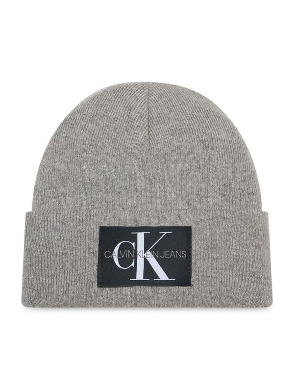 Calvin Klein Jeans Calvin Klein Jeans Шапка Monologo Patch Non-Rib K50K506246PQY Сив
