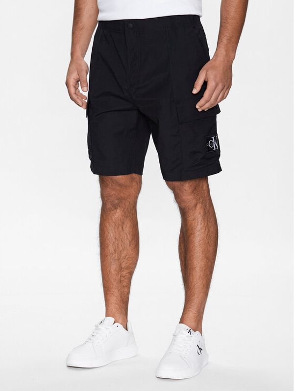 Calvin Klein Jeans Calvin Klein Jeans Шорти от плат J30J322910 Черен Regular Fit