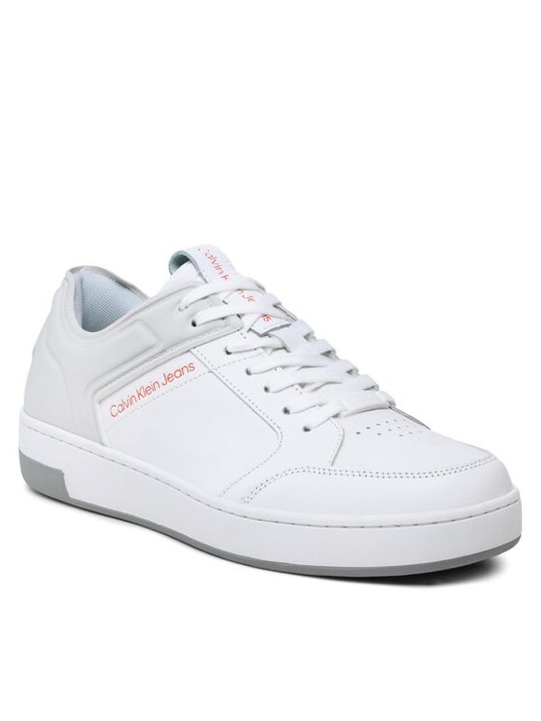 Calvin Klein Jeans Calvin Klein Jeans Сникърси Basket Cupsole High/Low Freq YM0YM00611 Бял