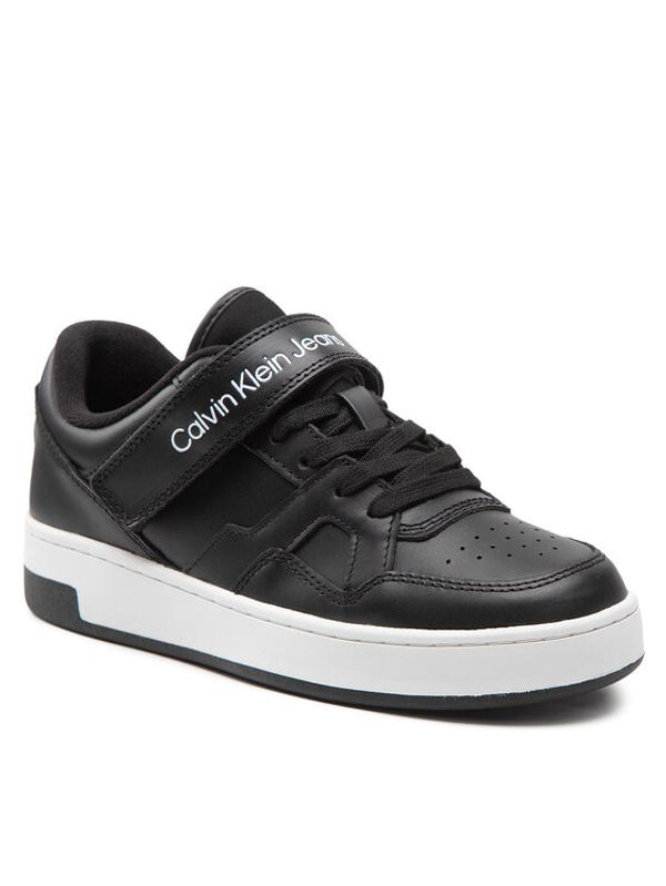 Calvin Klein Jeans Calvin Klein Jeans Сникърси Basket Cupsole Lace YW0YW00779 Черен